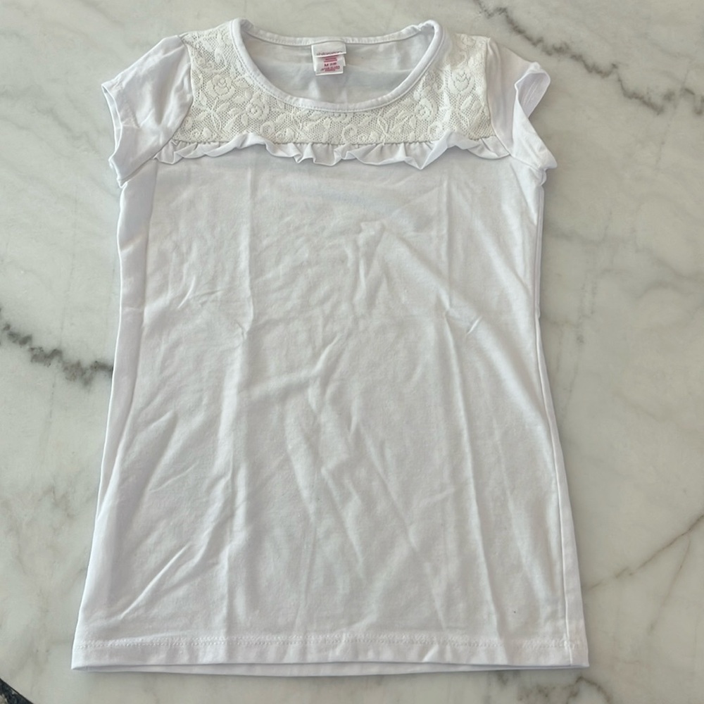 Xhilaration M girls short sleeve lace top